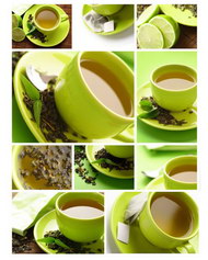 清新悦目绿茶主题图片