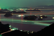日本岛夜景图片