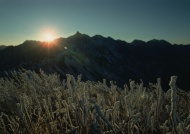 日落山景图片