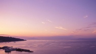 海景夕阳天空美景图片
