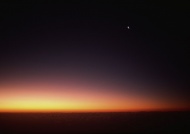 红霞夜空天空美景图片