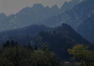 山峰山景图片