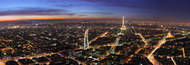 宽幅巴黎夜景