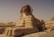 金字塔沙漠骆驼埃及狮身人面像