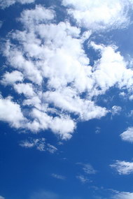 蓝天与白云图片