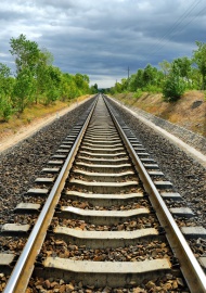 铁路风景图片
