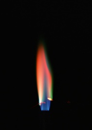 化学火焰图片