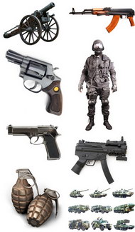 枪支与装甲部队军事图片