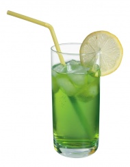 绿色柠檬果汁酒水饮料图片