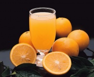 鲜橙子汁酒水饮料图片