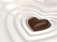 心型巧克力美食图片