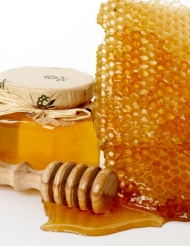 蜂蜜蜂巢美食图片
