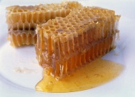 蜂巢蜂蜜美食图片