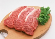 牛肉芹菜砧板图片