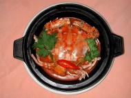 砂锅螃蟹图片