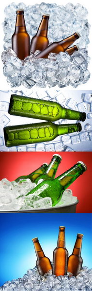 冰爽啤酒图像