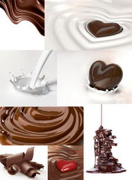 香浓丝滑巧克力牛奶图片