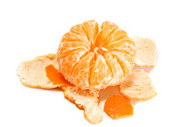 剥了皮的橘子图片