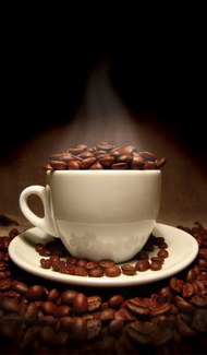 咖啡豆咖啡杯图片4