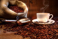 咖啡豆咖啡杯图片2