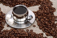 精美咖啡与咖啡豆精品图片