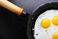 平底锅煎鸡蛋精品图片