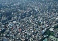 城市高楼鸟瞰图片