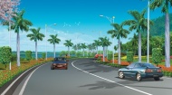道路绿化设计