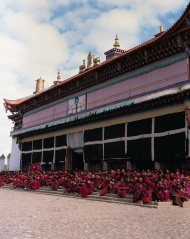 喇嘛寺庙古建筑