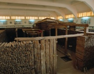 猿人洞模型古建筑
