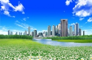 绿色生态城市建筑设计图片