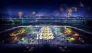上海世博会夜景建筑设计图片