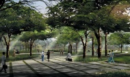 公园绿化设计效果图建筑设计图片