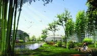 绿化建设效果图建筑设计图片