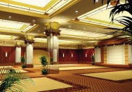 酒店大堂经典装饰建筑设计图片