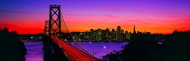 美国大桥夜景图片