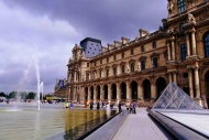 巴黎卢浮宫博物馆建筑图片