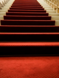 红地毯楼梯图片