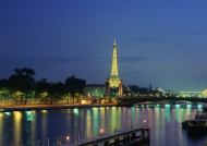 法国建筑夜景图片