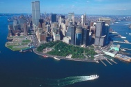 纽约港口鸟瞰图片