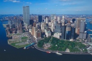 纽约港口鸟瞰图片