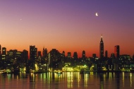 纽约港口夜景图片