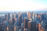 纽约晨景图片