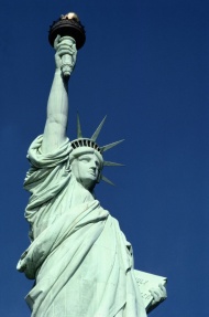 自由女神雕像图片