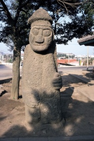 韩国石雕人物图片