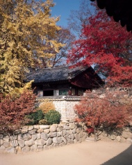韩国民俗建筑图片