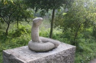 石雕蛇图片