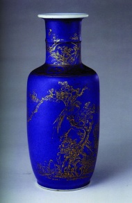 紫釉瓷瓶图片