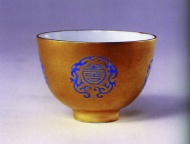 中国清代瓷杯图片