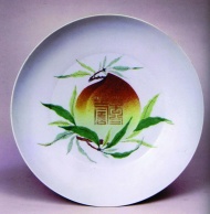 寿桃瓷盘图片